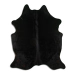 Schwarzes Kuhfell L