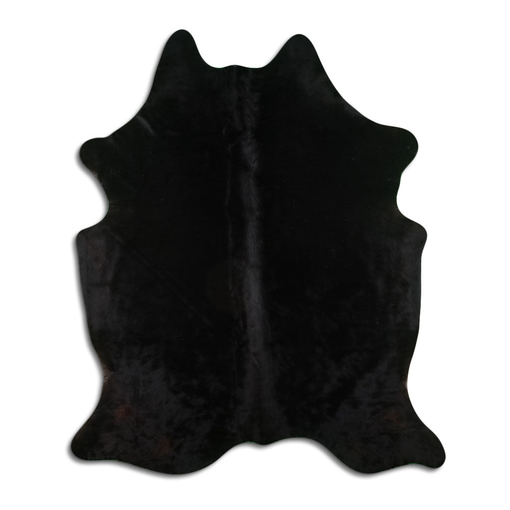 Schwarzes Kuhfell L