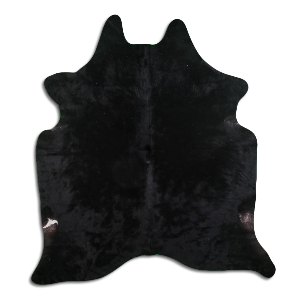 Schwarzes Kuhfell L