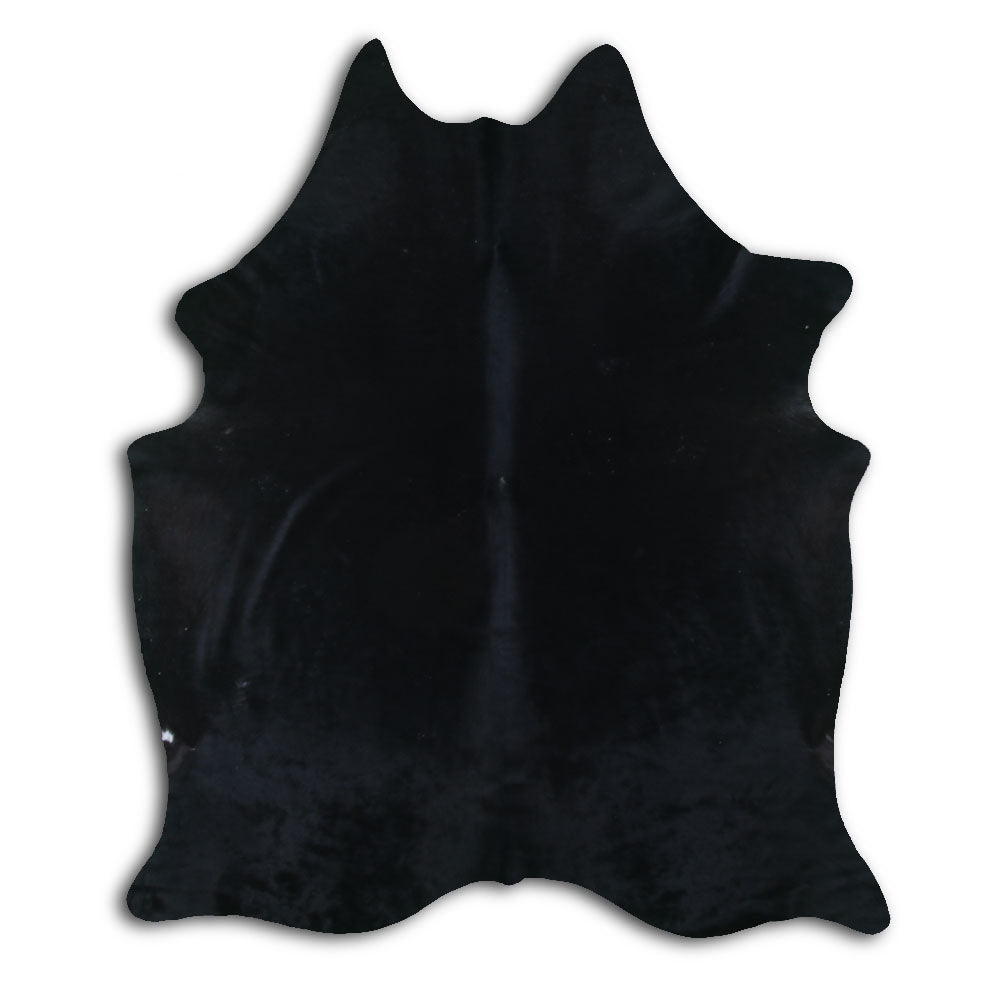Schwarzes Kuhfell L
