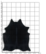 Schwarzes Kuhfell L