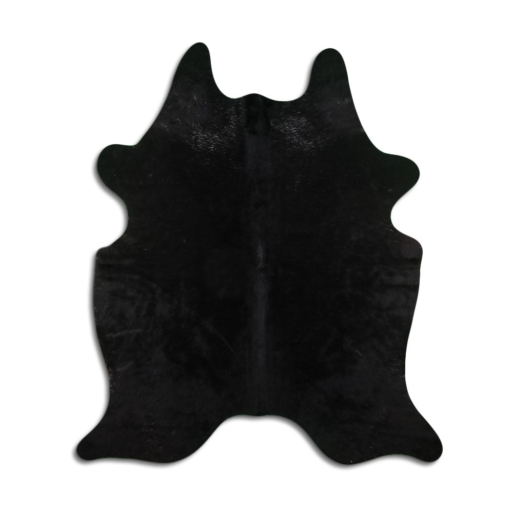 Schwarzes Kuhfell L
