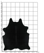 Schwarzes Kuhfell XL