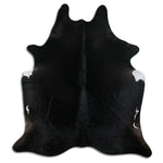 Schwarzes Kuhfell XL