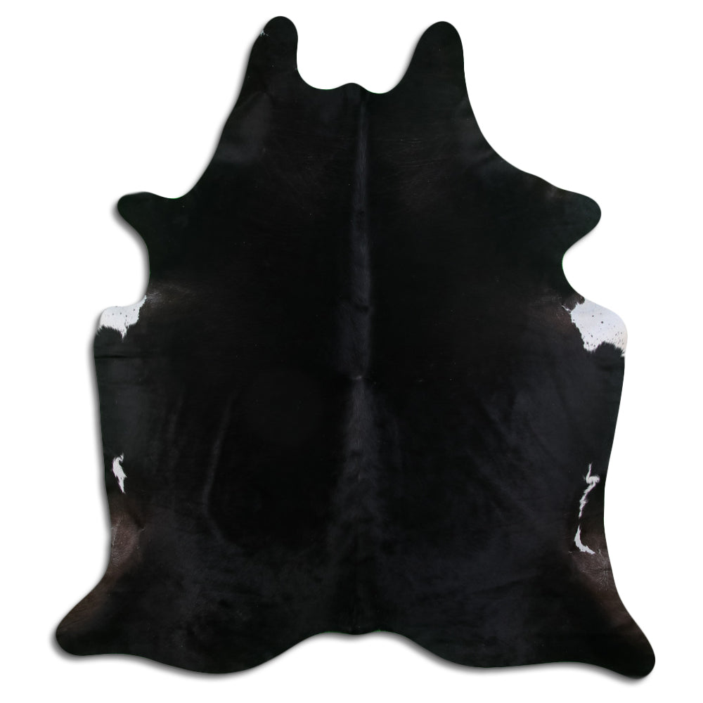 Schwarzes Kuhfell XL