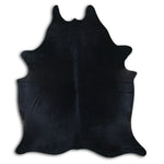 Schwarzes Kuhfell XL