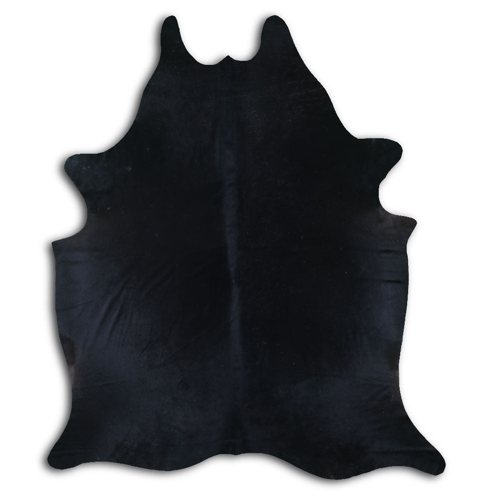 Schwarzes Kuhfell XL