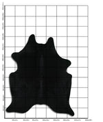 Schwarzes Kuhfell XL