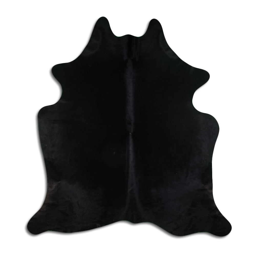 Schwarzes Kuhfell XL