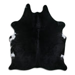 Schwarzes Kuhfell XL