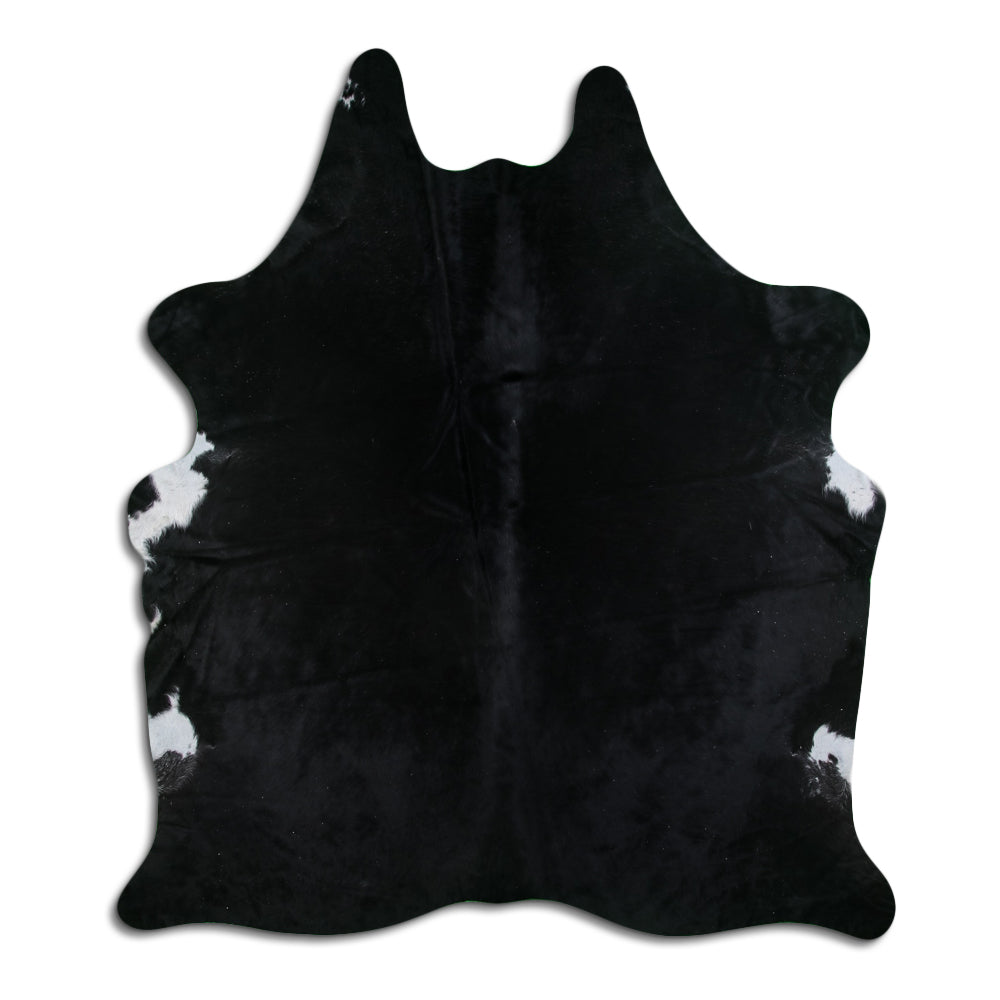 Schwarzes Kuhfell XL