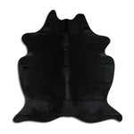 Schwarzes Kuhfell L