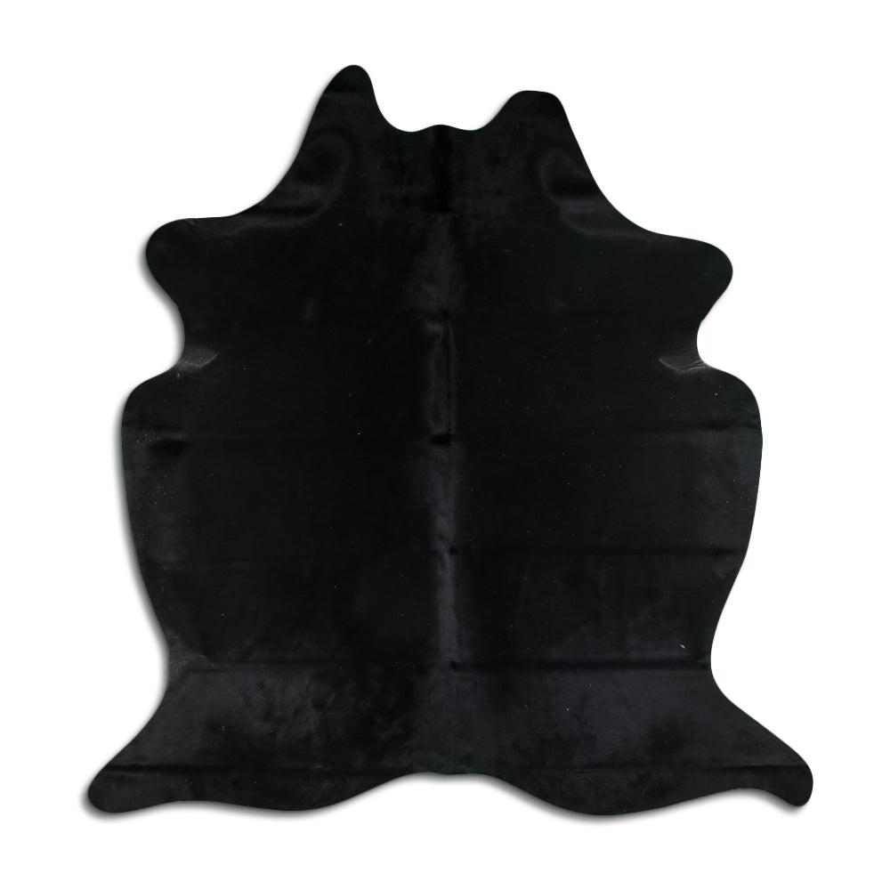 Schwarzes Kuhfell L
