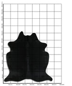 Schwarzes Kuhfell L