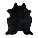 Schwarzes Kuhfell L