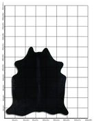 Schwarzes Kuhfell L