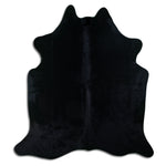 Schwarzes Kuhfell L