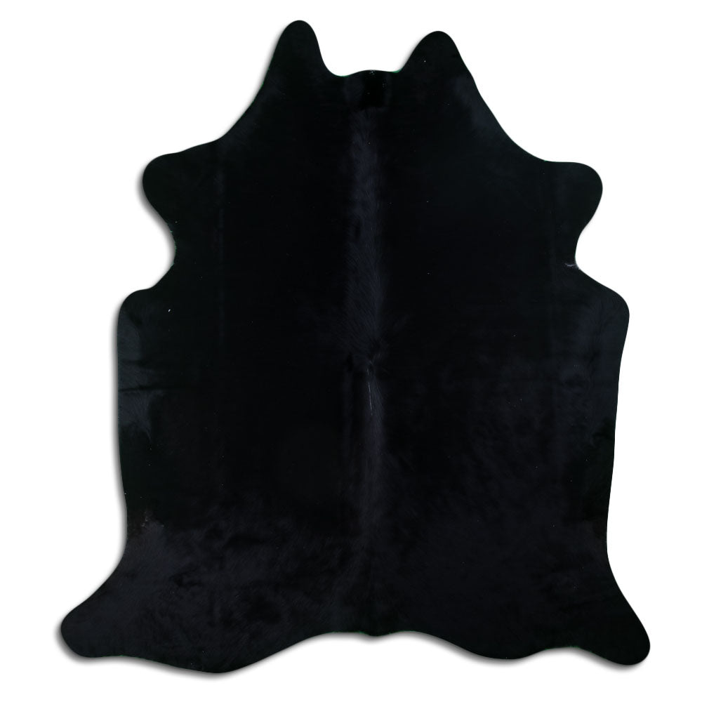 Schwarzes Kuhfell L