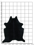 Schwarzes Kuhfell L