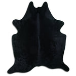 Schwarzes Kuhfell L