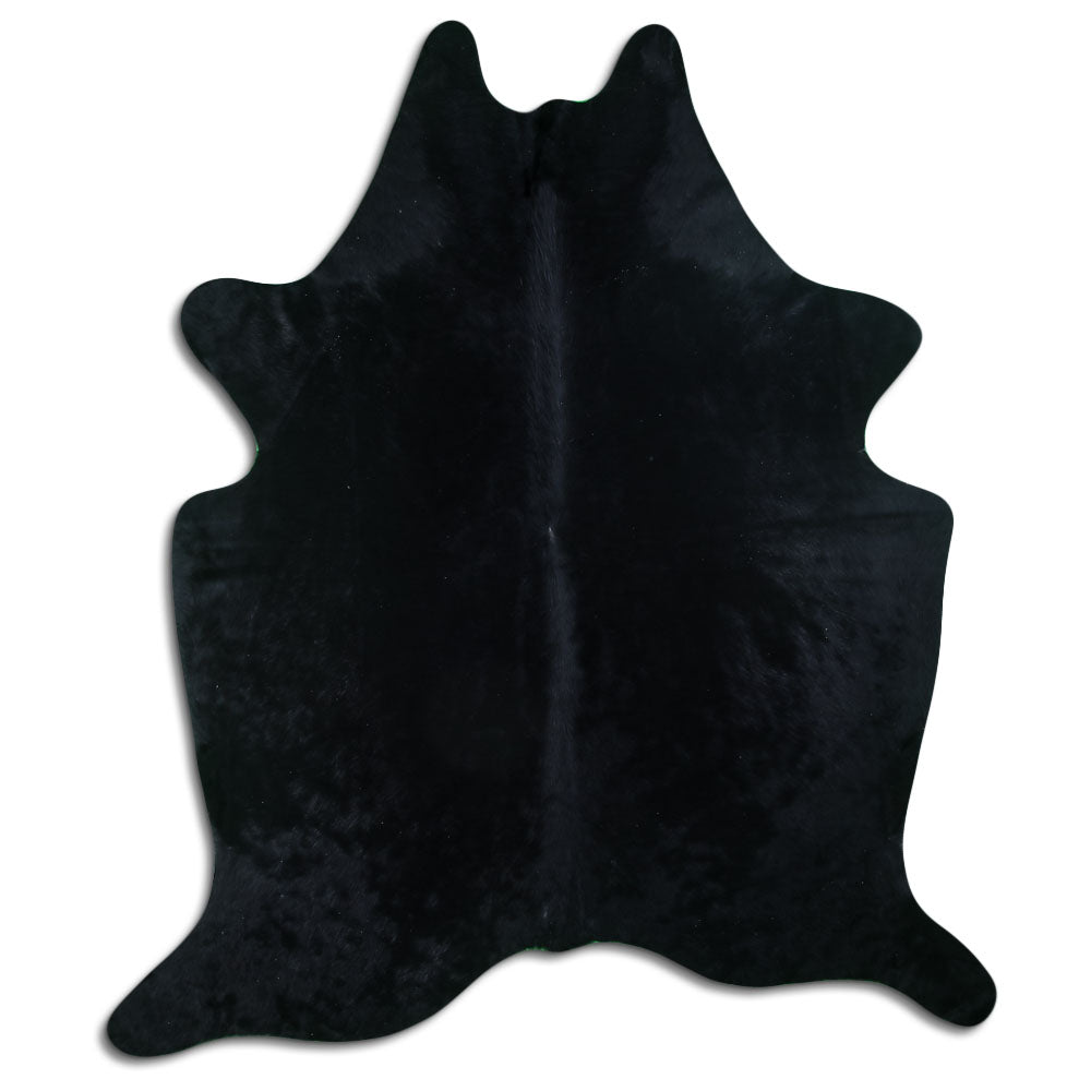 Schwarzes Kuhfell L