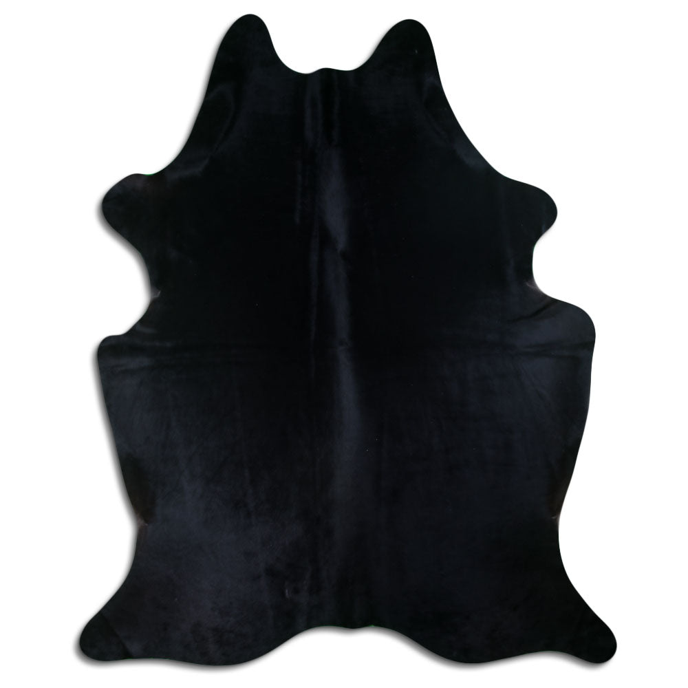 Schwarzes Kuhfell L