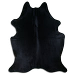 Schwarzes Kuhfell L