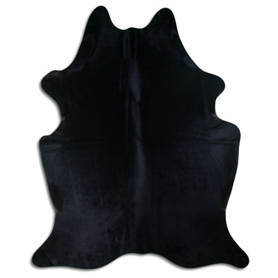 Schwarzes Kuhfell L