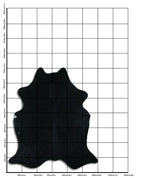 Schwarzes Kuhfell L