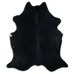Schwarzes Kuhfell L