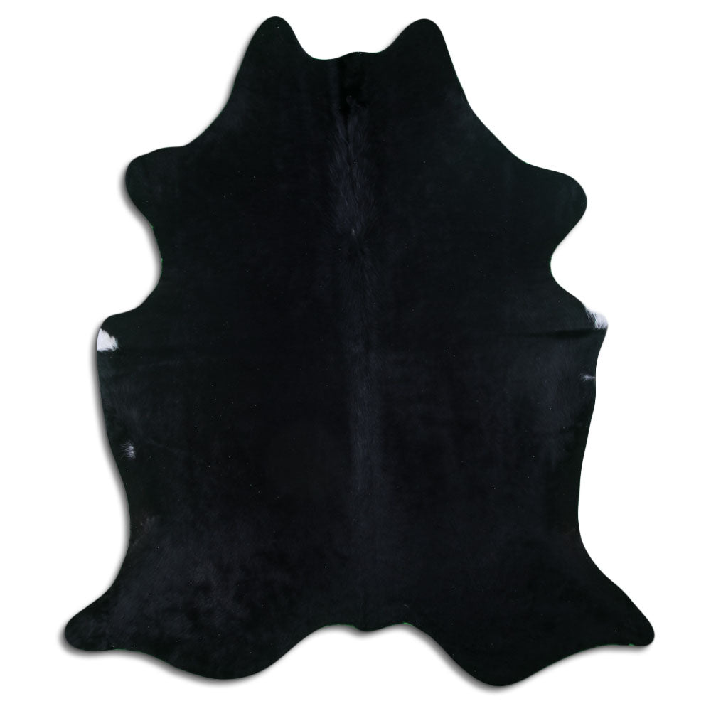 Schwarzes Kuhfell L