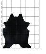 Schwarzes Kuhfell XXL