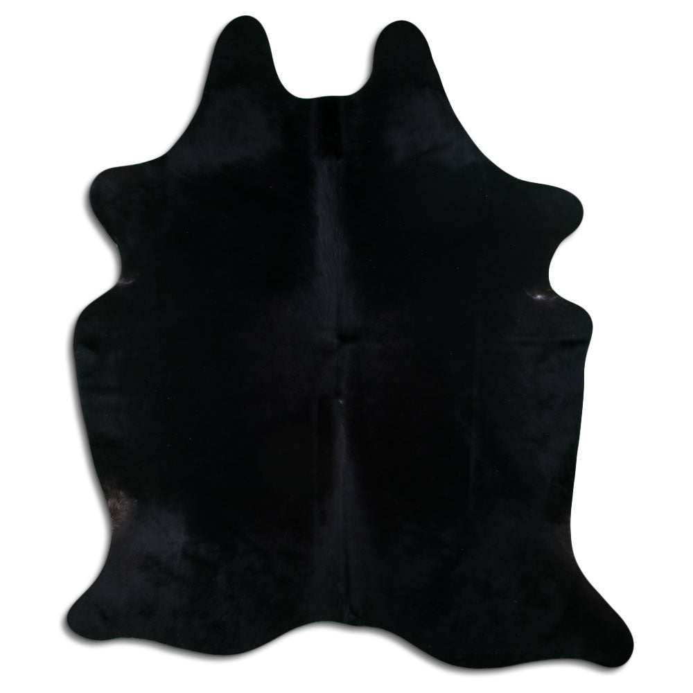 Schwarzes Kuhfell XL